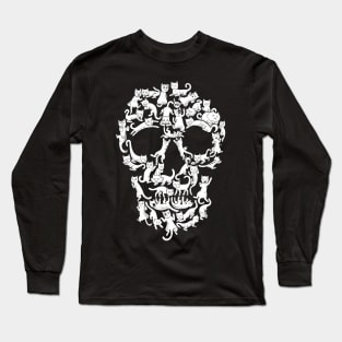 Catskull Black Long Sleeve T-Shirt